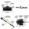 Drill Brush Power Scrubber By Useful Products 5 in W 7 in L Brush, Black K-S-4M-5X-QC-DB - alternate 6